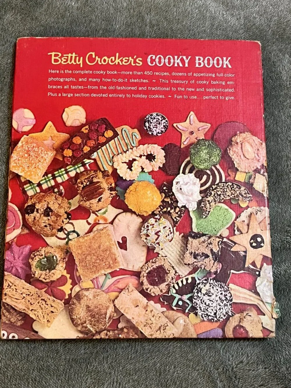 Vintage Betty Crocker’s Cooky Book 1963 1st Edition 8th Printing Spiral HC